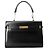 Borsa Saint Laurent Paris Manhattan in pelle di vitello Nero
