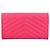 Cartera larga de piel rosa Saint Laurent - vista 2