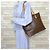 Borsa Cabas Mezzo Monogram Louis Vuitton Marrone - vista 2