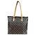 Borsa Cabas Mezzo Monogram Louis Vuitton Marrone - vista 3