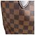 Borsa Tote Louis Vuitton Neverfull PM Damier Marrone - vista 11