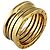 Bulgari Anello Bvlgari B.zero1 a 4 bande D'oro