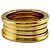 Bulgari Anello Bvlgari B.zero1 a 4 bande D'oro - vista 4