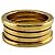 Bulgari Anello Bvlgari B.zero1 a 4 bande D'oro - vista 6