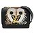 Borsa a tracolla Louis Vuitton Twist MM da donna Nero