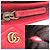 Cartera compacta Gucci GG Marmont Roja - vista 10