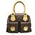 Borsa Louis Vuitton Manhattan PM Marrone