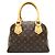 Borsa Louis Vuitton Manhattan PM Marrone - vista 2