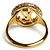 Louis Vuitton Ring mit Strasssteinen, goldplattiert Golden - Ansicht 4