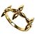 Louis Vuitton Ring plattiert in Gold mit Strasssteinen Golden