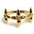 Louis Vuitton Ring plattiert in Gold mit Strasssteinen Golden - Ansicht 3