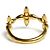 Louis Vuitton Ring plattiert in Gold mit Strasssteinen Golden - Ansicht 4