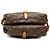 Louis Vuitton Brown Monogram Saumur 30 Marrone - vista 3