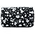 Chanel Black Medium Chevron Tweed Paint Splatter Double Flap Nero