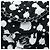 Chanel Black Medium Chevron Tweed Paint Splatter Double Flap Nero - vista 5