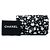 Chanel Black Medium Chevron Tweed Paint Splatter Double Flap Nero - vista 7