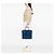 Borsa Tote Convertible Aperta Prada Blue Saffiano Lux - vista 6