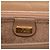 Borsa a tracolla a busta Gucci in vitello marrone con G intrecciate - vista 5
