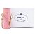 Prada Pink Saffiano Logo Plaque Lipstick Case - view 7