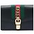 Borsa cintura Gucci Web Sylvie in pelle di vitello nera Nero - vista 5