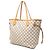 Louis Vuitton White Damier Azur Neverfull MM Bianco - vista 2