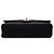 Chanel Black Medium Classic Jersey Bijoux Chain Double Flap Nero - vista 3