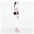Chanel Black Medium Classic Patent Double Flap Nero - vista 6