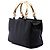 Borsa Prada in Tessuto nera con manico in metallo Nero - vista 2