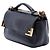 Borsa Satchel Fendi Brown Vitello Grace and Glazed FF 1974 Double F - vista 2