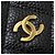 Chanel Black CC Quilted Caviar Wallet on Chain Schwarz - Ansicht 12