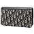 Pouch Miss Caro con catena in jacquard Blue Oblique e pelle di vitello Dior Blu navy - vista 2
