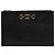 Pouch Zumi Gucci in pelle di vitello martellata nera