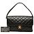 Chanel Black CC Quilted Lambskin Double Sided Flap Nero - vista 7