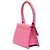 Jacquemus Le Chiquito Moyen in pelle rosa - vista 2