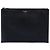 Clutch con zip Saint Laurent Black Grain De Poudre Nero