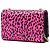 Saint Laurent Pink Small Calfskin Leopard Print Monogram Kate Crossbody Rosa - vista 2
