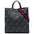 Gucci Black GG Supreme Web Tiger Convertible Soft Tote Schwarz