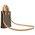Louis Vuitton Brown Monogram Petit Sac Plat Marrone - vista 2