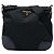 Borsa a tracolla Prada in Tessuto con rifiniture in pelle nera e chiusura a zip Nero