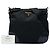 Borsa a tracolla Prada in Tessuto con rifiniture in pelle nera e chiusura a zip Nero - vista 6