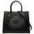 Prada Galleria Bicolor Saffiano Lux Satchel Medium Schwarz