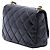 Chanel Black Small Quilted Lambskin Lacquered Chain Flap Nero - vista 2