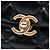 Chanel Black Small Quilted Lambskin Lacquered Chain Flap Nero - vista 5
