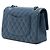 Chanel Blue Medium Classic Caviar Double Flap Blu scuro - vista 2