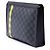 Louis Vuitton Black Damier Graphite Stripe Pochette Voyage MM Schwarz - Ansicht 2