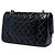 Chanel Black Medium Classic Patent Double Flap Schwarz - Ansicht 2