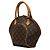 Louis Vuitton Brown Monogram Ellipse PM Marrone - vista 2