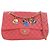 Chanel Pink Medium Classic Lambskin Valentines Heart Charms Single Flap Rosa