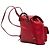 Bamboo Mochila Gucci de piel de becerro roja con borla de bambú y cordón ajustable - vista 2