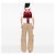 Bamboo Mochila Gucci de piel de becerro roja con borla de bambú y cordón ajustable - vista 6
